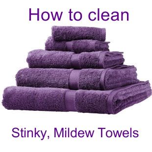 How to Clean Stinky Mildew Towels